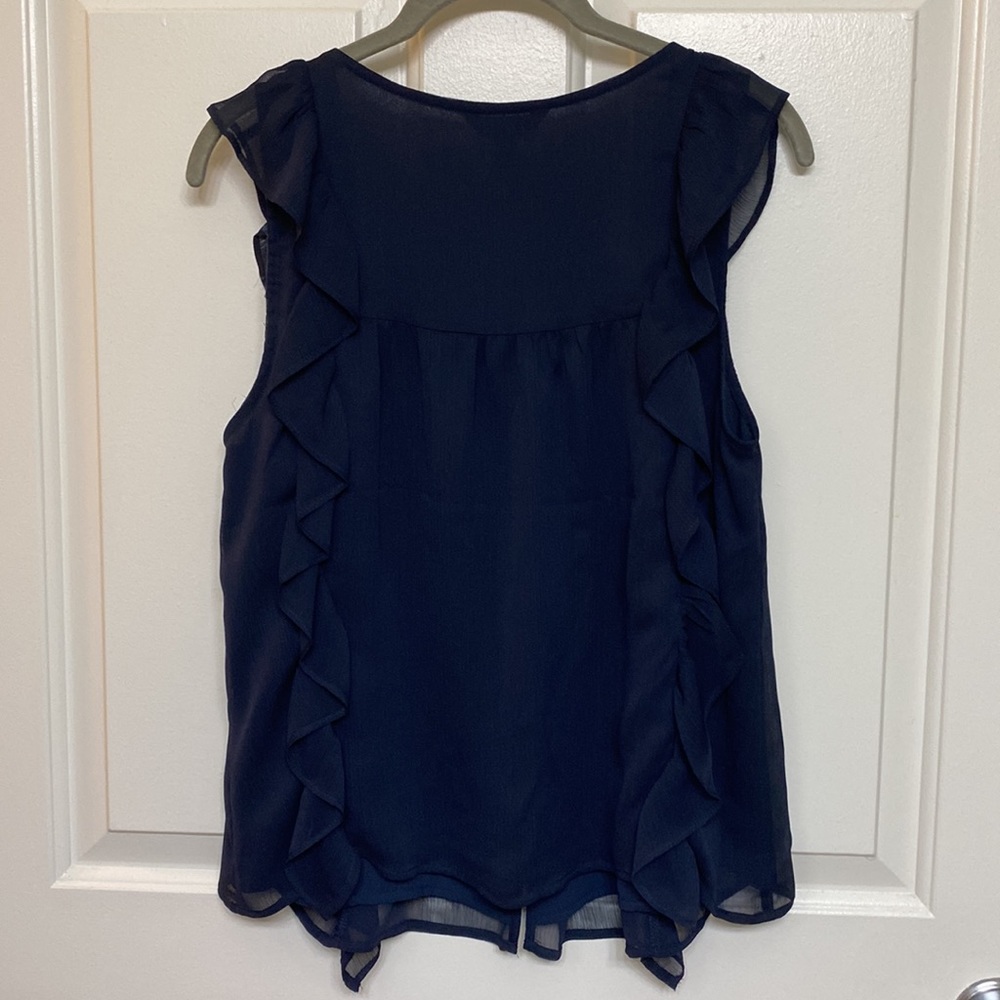 NWT Express Navy Blue Top - Picture 4 of 5